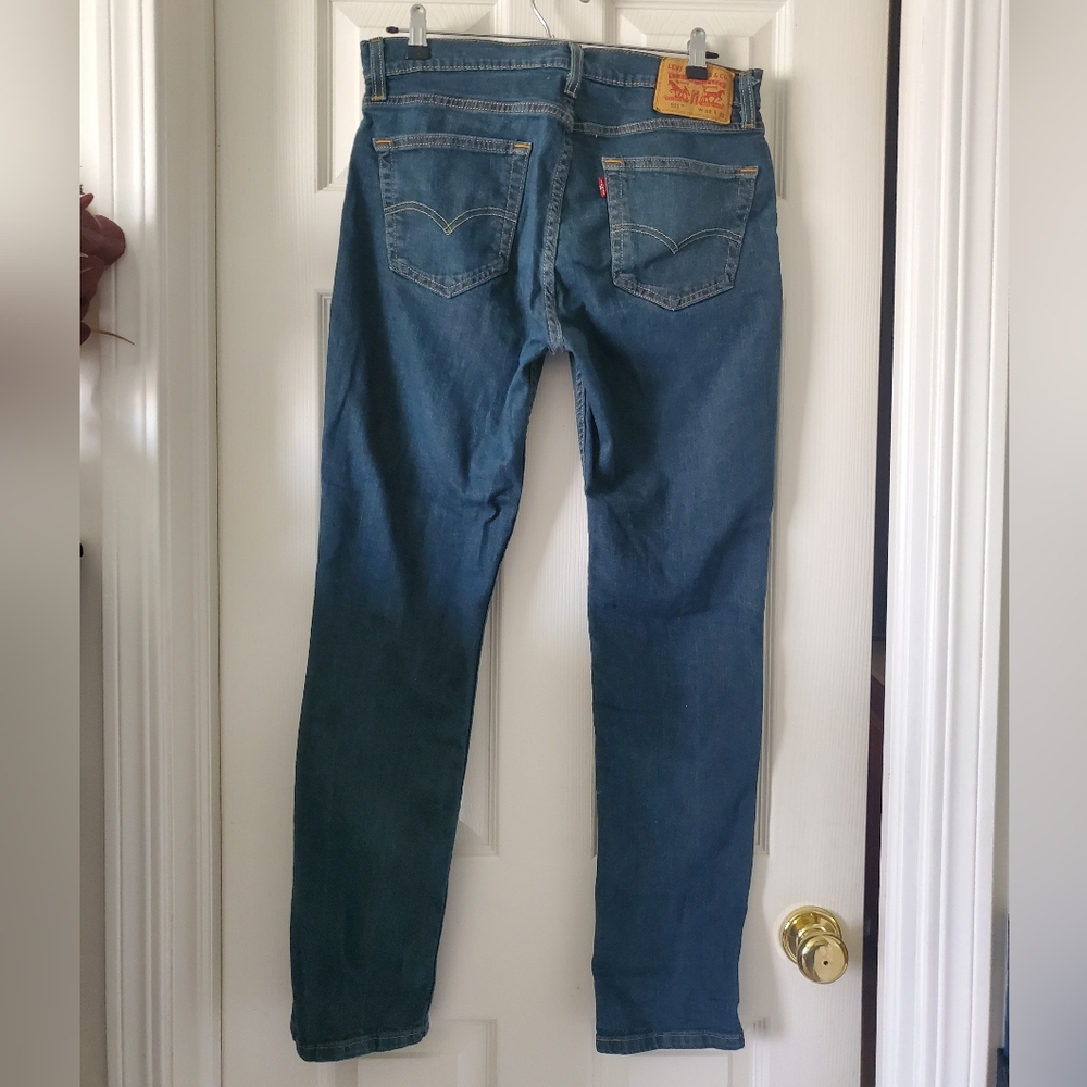 Levi's Men's (2 JEANS) Strauss 511 Slim Fit Blue Jeans W 33 L 32 - Picture 7 of 16